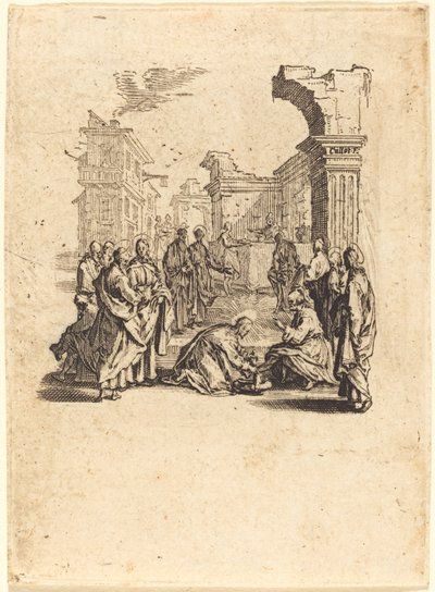 Cristo Lavando los Pies de los Apóstoles, c. 1624-1625 de Jacques Callot