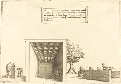 Iglesia en El Cairo de Jacques Callot