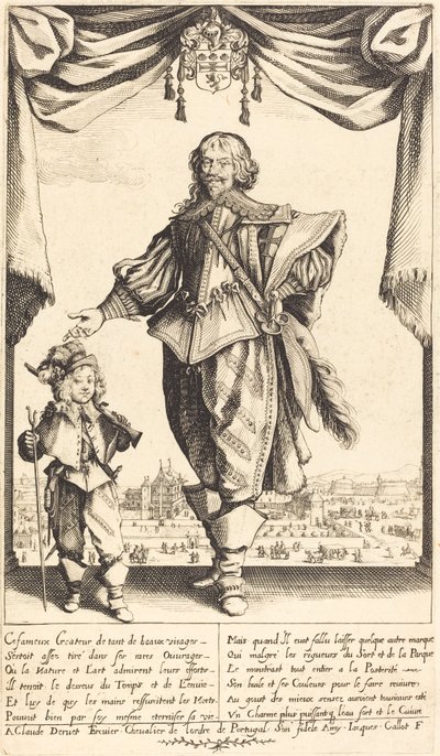 Claude Deruet y su hijo, Jean de Jacques Callot