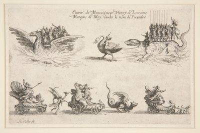Combate en la Barrière, Entrada de Monseñor Enrique de Lorena de Jacques Callot