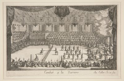 ¿Lucha? Barrera, Combate de Jacques Callot
