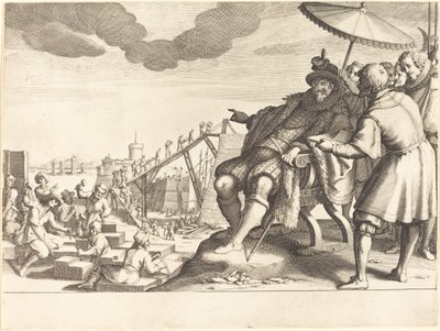 Construcción y Fortificación del Puerto de Livorno de Jacques Callot