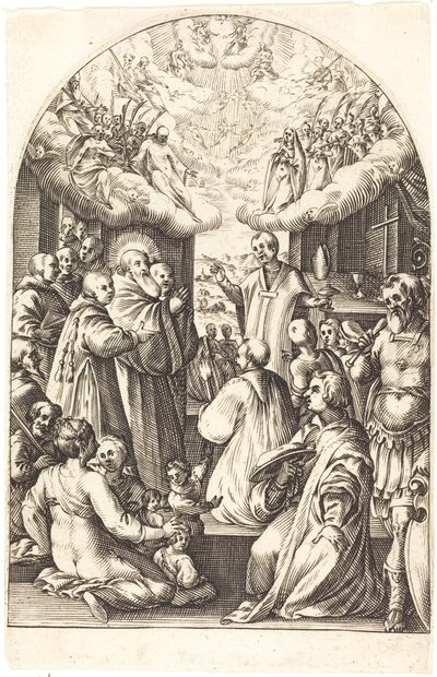 Muerte de San Benito de Jacques Callot