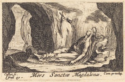Muerte de la Magdalena de Jacques Callot