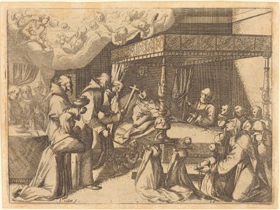 La muerte de la reina de Jacques Callot
