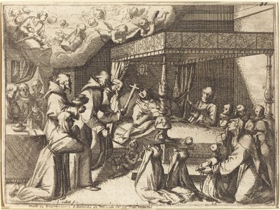 La muerte de la reina de Jacques Callot