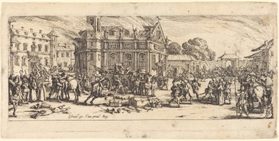 Destrucción de un convento de Jacques Callot