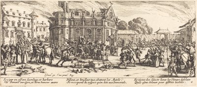 Destrucción de un convento de Jacques Callot