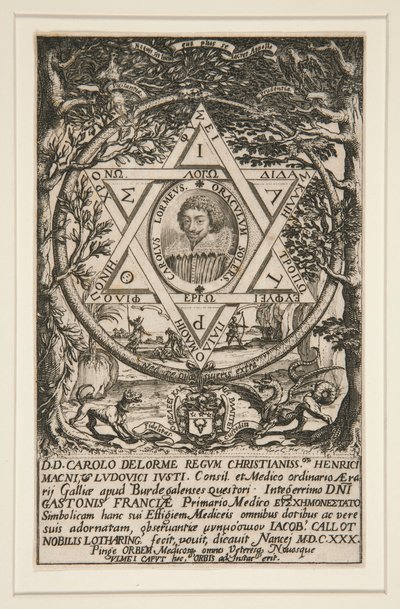 Dieudonne-Charles Delorme (Retrato de Charles Delorme) de Jacques Callot