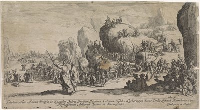 Paso por el Mar Rojo de Jacques Callot