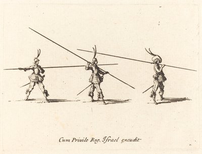 Ejercicio con Picas Inclinadas de Jacques Callot
