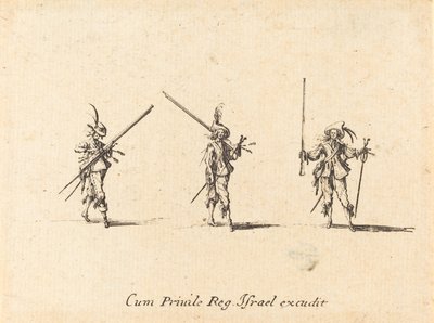 Ejercicio con el Mosquete de Jacques Callot