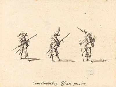 Ejercicio con el mosquete de Jacques Callot