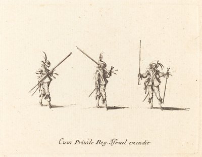 Ejercicio con el mosquete de Jacques Callot