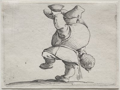 Varie figure gobbi di Iacopo Callot (Drinker Seen From Behind) de Jacques Callot