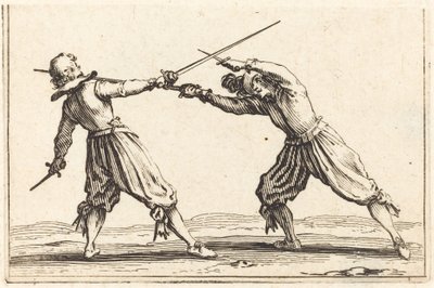 Duelo con espadas y dagas de Jacques Callot