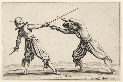 Duelo con espadas y dagas de Jacques Callot