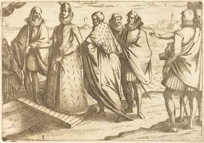 Embarque en Génova de Jacques Callot