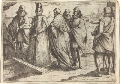 Embarque en Génova de Jacques Callot