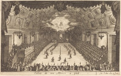 Entrada de Su Alteza a pie, 1627 de Jacques Callot