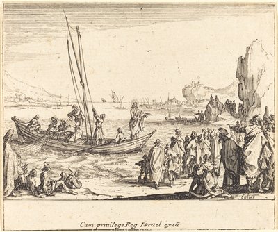 Pescador de hombres, 1635 de Jacques Callot