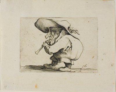 Tocador de flageolet, de Varie Figure Gobbi de Jacques Callot