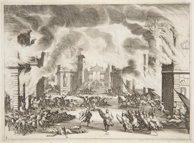 Cuarto Acto de Solimán de Jacques Callot