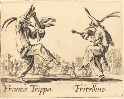 Franca Trippa y Fritellino de Jacques Callot