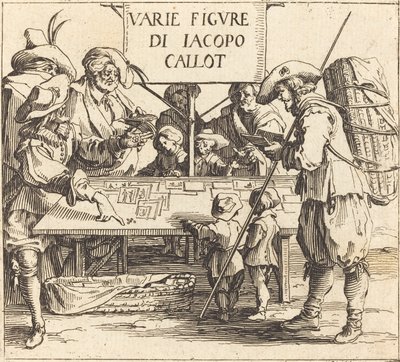 Frontispicio para "Varie Figure" de Jacques Callot