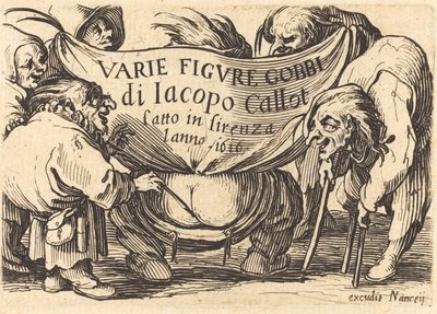 Frontispicio para "Varie Figure Gobbi" de Jacques Callot