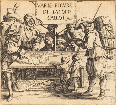 Frontispicio para Varie Figure de Jacques Callot