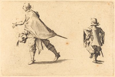 Caballero y su Paje de Jacques Callot