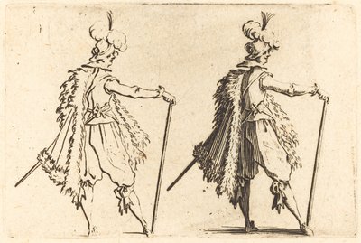 Caballero con bastón de Jacques Callot