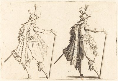 Caballero con bastón de Jacques Callot