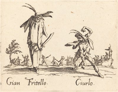Gian Fritello y Ciurlo de Jacques Callot