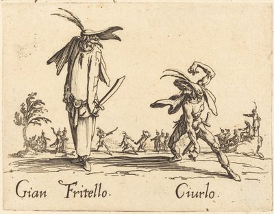 Gian Fritello y Ciurlo, c. 1622 de Jacques Callot
