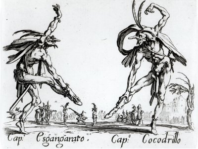 I Balli de Spessanei, o La Gran Caza (grabado) de Jacques Callot