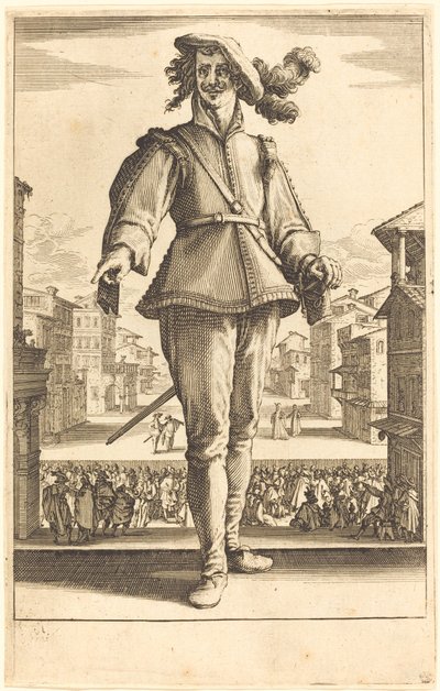 El Capitán, o El Enamorado de Jacques Callot