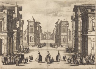 Il Solimano, acto I de Jacques Callot