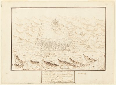 Vista isométrica de Torra de Ottaggio de Jacques Callot