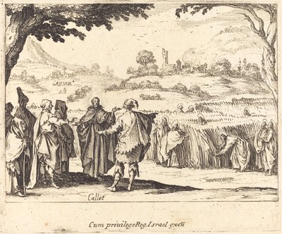 Jesús con los fariseos, 1635 de Jacques Callot