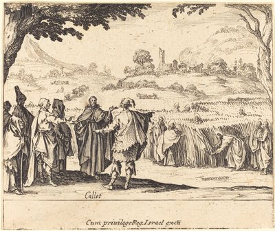 Jesús con los Fariseos de Jacques Callot