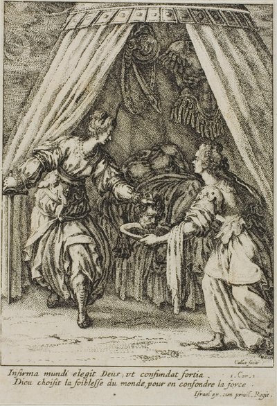 Judith con la cabeza de Holofernes de Jacques Callot