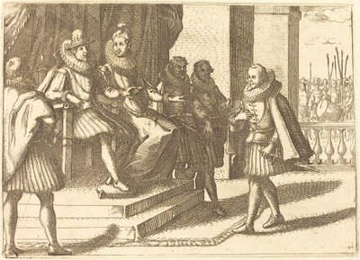 Rey y Reina en Consulta sobre los Turcos de Jacques Callot