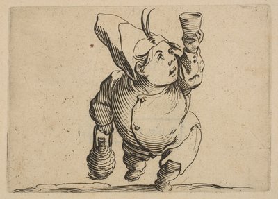 El Bebedor visto de Frente, de Varie Figure Gobbi de Jacques Callot