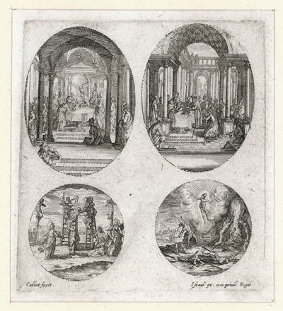 Los milagros de la Pasión ... (grabado) de Jacques Callot