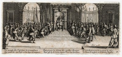 Las miserias y desgracias de la guerra ... (grabado) de Jacques Callot