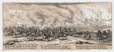 Las miserias y desgracias de la guerra ... (grabado) de Jacques Callot