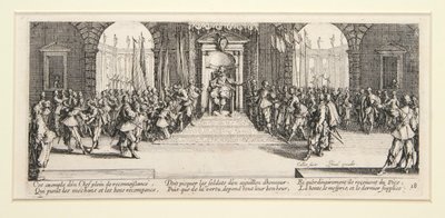 Miserias y desgracias de la guerra - conjunto de 18 grabados de Jacques Callot