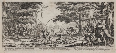 Las Miserias y Desgracias de la Guerra (lámina 17) de Jacques Callot